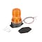 Vestil ROUND FLASHING AMBER LIGHT LT-RC5-FSL-AM - alternate 1